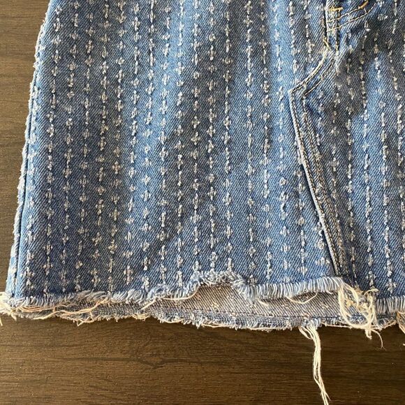 BDG Urban Outfitters Women's Stretch Denim Mini Skirt Blue Medium - Picture 2 of 9